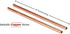 HealthAndYoga™ qPipe Copper Drinking Straws - Healthier, Reusable and Environment Friendly Straws with Cleaning Brush (Set of 4)...