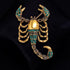 Acxico 2Pcs Scorpion Insect Brooch Enamel pin Metal Lapel pin Men Jewelry Gifts brooches for Women Rhinestone Brooch...