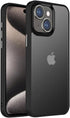 for iPhone 15 Phone Case, Shockproof for iPhone 15 Case, Military Grade Drop Protection, Protective Hard Back Slim Translucent Case for iPhone 15 ...