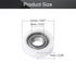 MroMax Roller Idler Bearing Pulley-8 x 22 x 7mm Sliding Conveyor Nylon Wheel with 688ZZ Bearing for Furniture, Hardware Accessories and Mobile Doo...