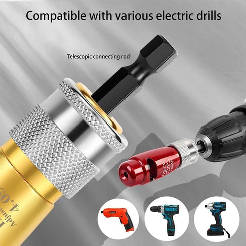 Wire Stripping and Twisting Tool, 2024 Electric Wire Stripper Professional Electrician Tool Set Portable Wire Nut Twister for Power Drill, Cable Q...