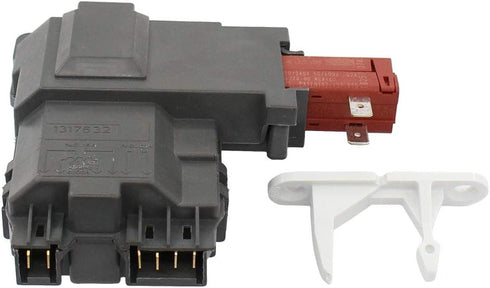ApplianPar 131763202 Washer Door Lock Switch Assembly with 131763310 Striker for Frigidaire Electrolux Washing Machine 131763256,0131763202 131269400 131763200 AP4455026