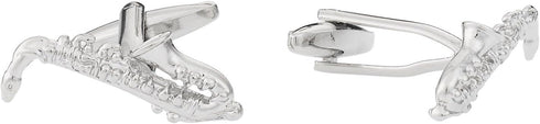 Saxophone Sax Music Pair Cufflinks in Presentation Box...
