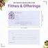 SPANISH ENVELOPE FOR TITHE AND OFFERING 100 COUNT (El Diezmo) CHURCH OFFERING ENVELOPE FOR TITHING...