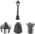 SEWACC 3pcs Mini Street Light Models Miniature Street Lamp Models Decorative Pathway Lantern Post for Miniature Doll House Micro Landscape Lamppos...