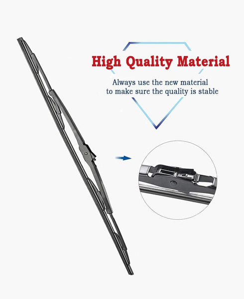 VTOGOI® Windshield Wiper Blades Replacement for 2005-2010 Ford Explorer/2003-2009 Honda Element/2009-2014 Nissan Cube,Original Factory Quality Fro...