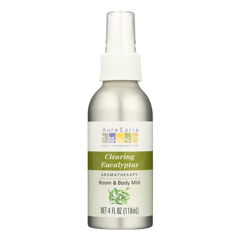 Aura Cacia Room and Body Mist, Clearing Eucalyptus, 4 Fluid Ounce...
