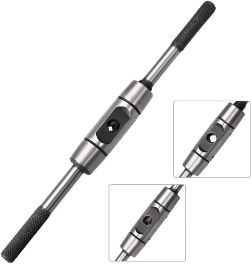uxcell Adjustable Tap Wrench Handle, for Metric M4-M10 Taps, Thread Tap Holder Reamer Hand Tapping Tool for Machinist Repair, Die-casting Body...