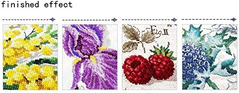 The Flower vases Crafts 14CT Counted Cross Stitch Kit DIY 11CT Printed Stitch,Sets for Embroidery Kits Cross-Stitching (11ct Print Fabric)...