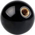 Black 8 Ball Billiard Round Shift Knob Manual Gear Shift Knob Shifter with 3 Adapters fit for Most Manual Transmission or Automatic Transmission W...