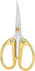 4.5" Cute Embroidery Scissors with Curved Tip for Sewing, Small Stainless Steel Sharp Scissors Craft Shear for DIY Craft Art Work Sewing Handicraf...