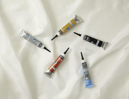 Pebeo Setasilk Silk Painting Water Based Gutta 20-Milliliter Tube, Copper...