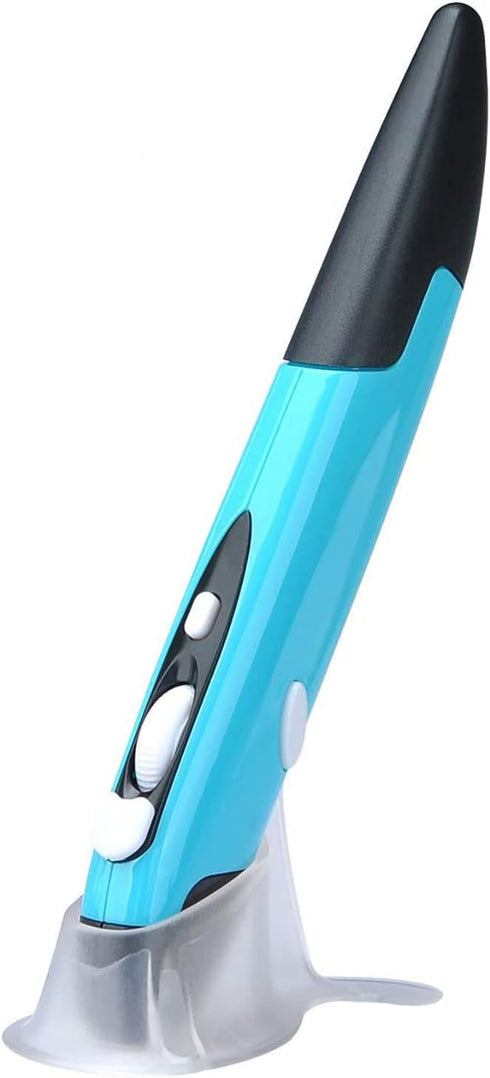 lychee Wireless Optical Pocket Pen Mouse, 2.4GHZ USB Wireless Optical Pen Mouse 800/1200/1600 DPI Adjustable Handwriting Mini Air Mouse Mice for P...
