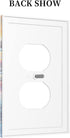 Dolphin Duplex Outlet Covers Wall Plate Decorative Electrical Receptacle Light Switch Cover 1 Gang Standard Size Wall Plate for Boy Girl Kids Room...