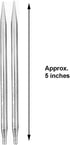 ChiaoGoo Red Lace 5 inch (13cm) Interchangeable Circular Knitting Needle Tips US Size 10.75 (7mm) 7505-10.75 with Stitch Holder...