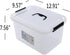 4-Pack 10.5 Quart Clear Latch Storage Box with Lid, Plastic Storage Latch Bin...