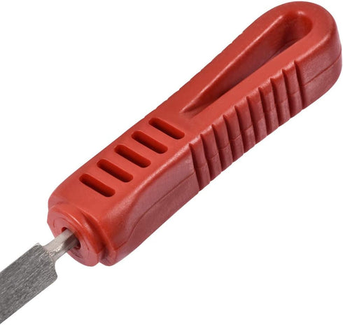 uxcell Diamond File 6 Inch Triangle File Diamond Coated Plastic Handle Hand Tool for Grinding Polishing...