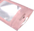 200 Pieces Mylar Zip Lock Aluminum Foil Bags, Flat Metallic Mylar Foil Flat ZipLock Food Storage Bags Pouch 3 x 4.7 Inch (Pink)...