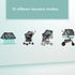 2 in 1 Net Baby Stroller Sun Shades with Zipper Window, Universal Mesh Travel Breathable See Through Outdoor Walking Beach Parasol Windproof Prote...