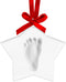 Star Baby's Print Christmas Ornament, White...