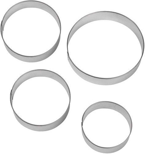 Wilton Nesting Circles Cookie Cutter Set, 4-Piece...