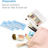 100Pcs Finger Teeth Wipes, Dental Floss Wipe Cloth Tooth Cleaning Tool for Oral Deep Cleaning Teeth Whitener Strips Dental Finger Toothbrush Oral ...