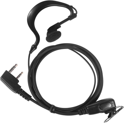 Kenwood Walkie Talkie Earpiece Headset for Baofeng uv-5r uv-9r bf-888s bf-f8hp tk-2202 tk-2402 tk-3402 nx-200 nx-320 Icom Retevis Radio with PU G ...
