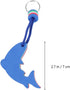 Floating Key Chain 2Pcs Floating Key Chains EVA Dolphin and Anchor Keyring Water Buoyant Keychain Floating Boat Keyrings for Boating Kayak Fishing...