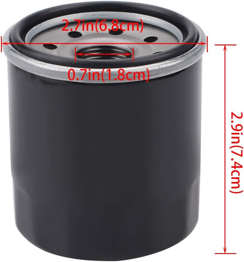 HF303 303 Oil Filter Replacement for PH6017A 51358 Kawasaki Prairie 400 Oil Filter Ninja 400 ABS CB400 CB400F NT400 EN650 ZR400 EX400 EX650 VN900 ...