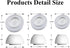 3 Pairs Ear Tips Replacement for Airpods Pro with Noise Reduction Hole, Soft Silicone Eartips Compatible with Airpods Pro & Airpods Pro 2nd Genera...