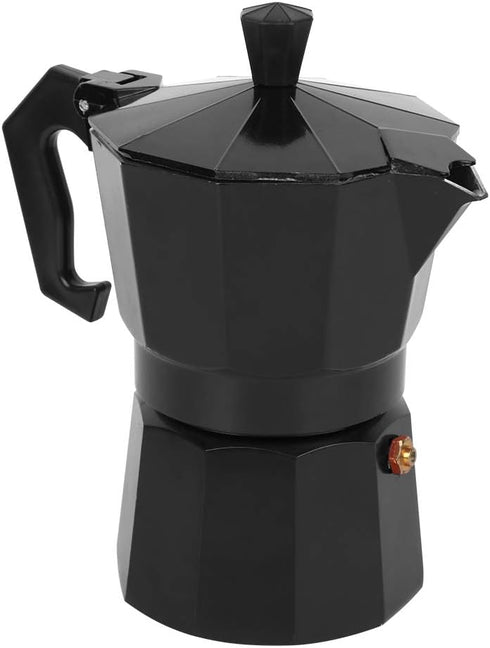 Oumefar 6 Cup Coffee Maker, Italian Coffee Maker, Coffee Maker, Coffee Maker Tool, Quick Pot for Home Office (Black)...