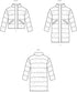 Know Me Men's Oversized Puffer Coat Sewing Pattern Packet, Sizes 44-46-48-50-52, Multicolor...