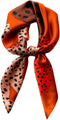 Aufeel 100% Pure Mulberry Silk Square Scarf for Hair-27''x27''- Women Silk Neckerchief Head Wrap Scarf...