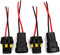 UTSAUTO 2Set 9005 9006 H10 Wire Connectors Female & Male Adapter Wiring Harness Sockets Wire 12V for Headlights Fog Lights...