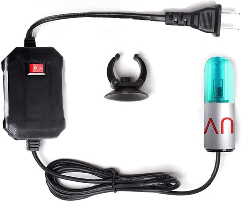 3W Aquarium Clean Light Fish Tank Algae Clean Light Green Water Clean Fish Tank Water Clean Lamp for Sump Pond Filter Tank...