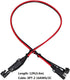 12FT SAE to SAE Extension Cable 16AWG- SAE Extension Cord, SAE 2Pin Bullet Quick Connect 16awg Heavy Duty Wire Harness with Waterproof Cap...