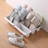 Simple modern Nordic style vertical economy slippers rack space home shoes storage WF (Beige)...