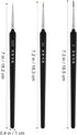 NUOBESTY 3pcs Art Set Detail Miniatures Micro Tiny Painting Drawing for Watercolor Oil Gouache (000 + 00 + 0)...
