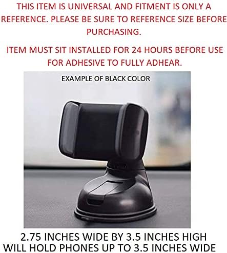 TRUE LINE Automotive Dashboard Car Windshield Cell Phone Holder Mounting Kit Clamp (Black/Gray)...