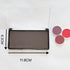 2pcs Rectangular Mini Magnet Make-up Dispensing Plate Eyeshadow Blush Powder Storage Empty Palette with 10pcs metal Stickers...