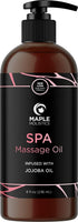 Calming Massage Oil for Massage Therapy - Home Spa Full Body Massage Oil for Sore Muscles for Pro or Home Use with Moisturizing Sweet Almond Oil a...