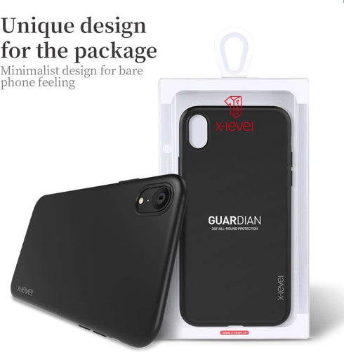 X-level for iPhone XR Case,Slim Fit Soft TPU Matte Surface Ultra-Thin Phone Case for Women Light Full Protective Back Cover Compatible Apple iPhon...