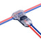 2 Pin T Connector for 22/20/18 AWG Wiring,Max DC/AC 300V 10A,IDC Self Stripping,T Tap Wire Splicer to Connect Branches to Main Wire,Car,LED Lighti...