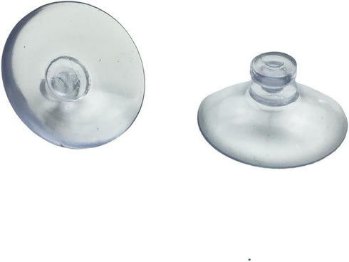 100Pcs Small Suction Cups for Glass - Clear Anti-Slip Pads, No-Hook Plastic Suction Cups for Windows, Table Tops, Home Organization & Festival Dec...