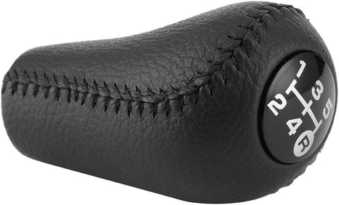 Car Shift Knob, 33504-20120-C0 Leather Black Great Hand Feeling Gear Shift Knob Handball Shift Lever Fit for Toyota 4Runner/Pickup/Hilux Surf/Land...