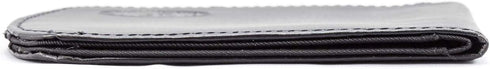 Big Skinny Men's Curve Leather Bi-Fold Slim Wallet, Holds Up to 20 Cards...