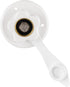 RecPro RV White City Water Fill Inlet Flange Brass with Check Valve | Made in America (No Hose Elbow)...
