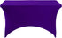 Spandex Table Cover for 4FT Table Universal Fitted Stretch Tablecloth for Party, Banquet, Wedding and Events-Purple...