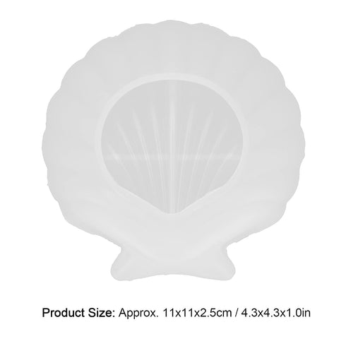 Shell Jewelry Tray Mold Seashell Storage Plate Silicone Mold for DIY Crafts...