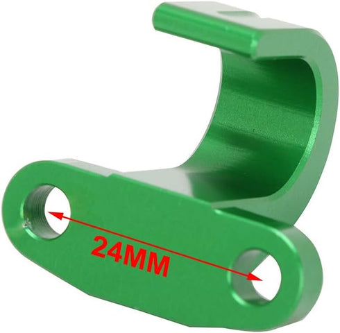 Motorcycle Rear Brake Line Hose Snap Clamp CNC For KX250F KX450F Green...